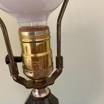 Antique Brass  Cherub Lamp