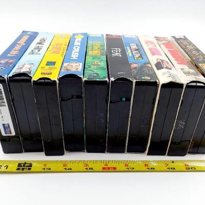 VHS TAPE LOT - 10 TAPES 