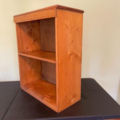 2 Shelf Wooden Bookcase