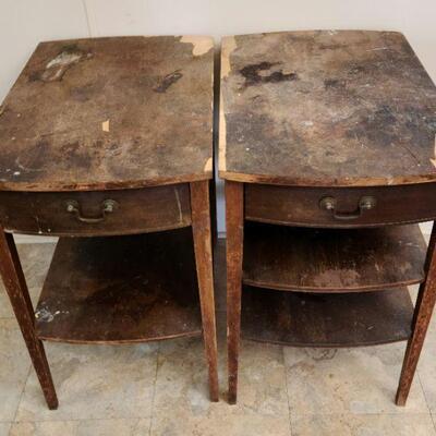 Two Mersman side tables 
