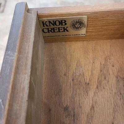 Knob Creek square end table