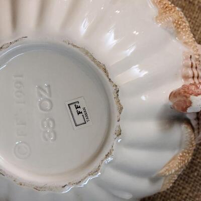 1991 Fitz and Floyd Nautical Seahorse Teapot