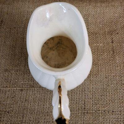 7 pc Lola china set Cream color with gilded trim