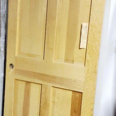 SOLID WOOD DOOR - READY TO USE 80 X 36 
