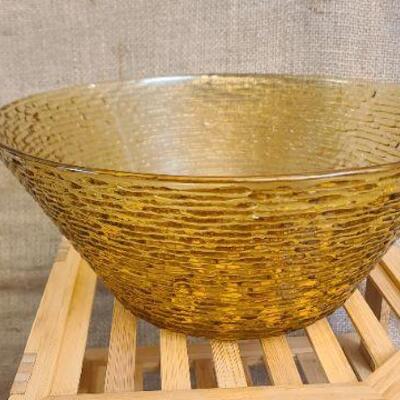 Vtg Anchor Hocking Soreno Glass Gold 