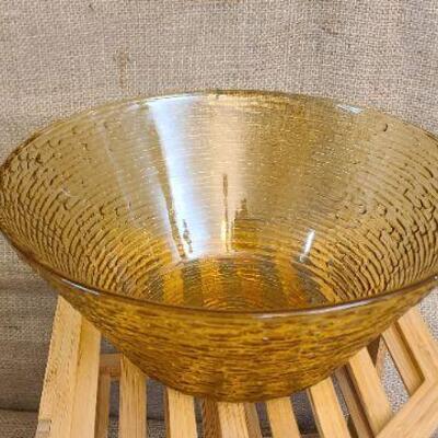 Vtg Anchor Hocking Soreno Glass Gold 