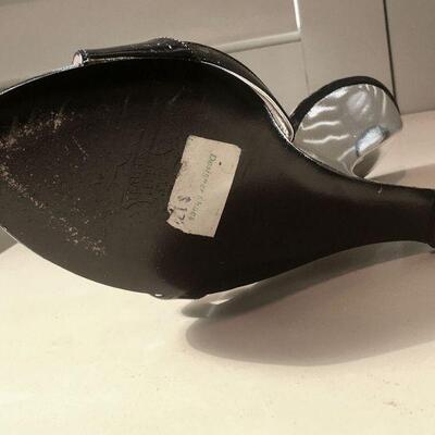 Vintage Charles Jourdan Mules Ladies 7 Shoes N w Box