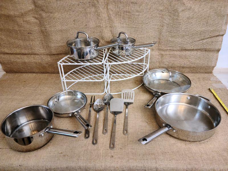 Lot Detail - Wolfgang Puck Bistro Collection and Calphalon Pots & Pans