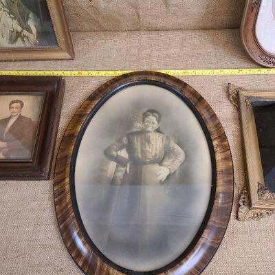 Antique/vintage photos and frames Lot of 6