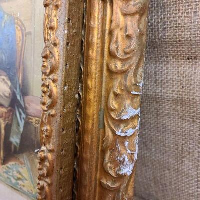 Vintage wall art with secret compartment