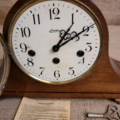 Linden West Germany Mantle clock  Coocoo clock mfg co. 