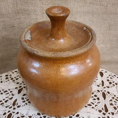 Conroy lidded pot  signed Conroy '78