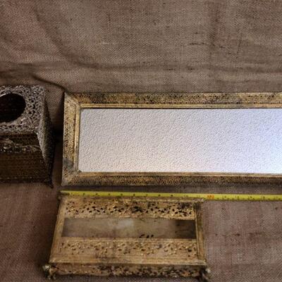 Vintage vanity lot 3 piece