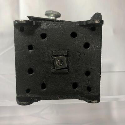 Antique Cast Iron Safe Deposit Coin Bank