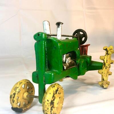 Cast Iron John Deere Tractor Model