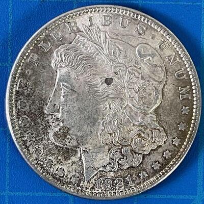 #182  MORGAN Silver Dollar, Circulated 1921