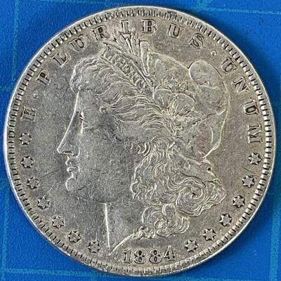 #191  MORGAN Silver Dollar, Circulated 1884 