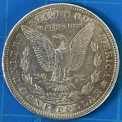 #192  MORGAN Silver Dollar, Circulated 1896