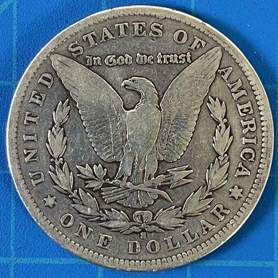 #195 MORGAN Silver Dollar, Circulated 1892 "S"
