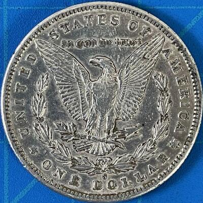 #196  MORGAN Silver Dollar, Circulated 1887 "S"
