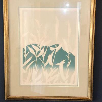 Vintage Lithograph Art Work