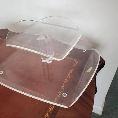 Plex-art vintage acrylic serving dish