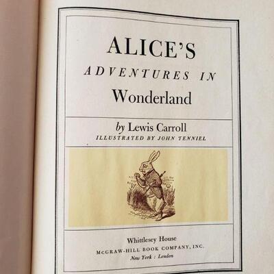 Antique Alice in Wonderland book