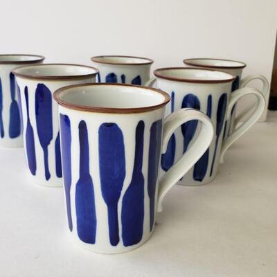 6 Dansk mugs cups