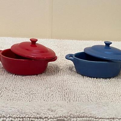 Two Ramekins with Lids