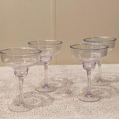 Vintage Set of Four Champagne Coupe Glasses
