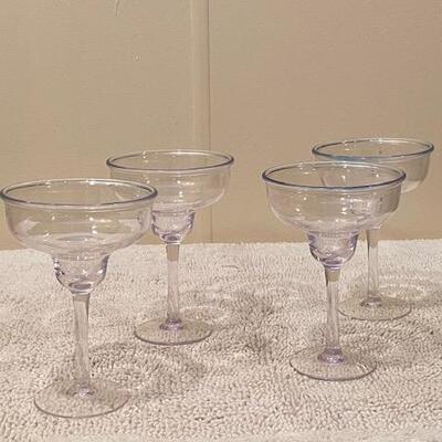 Vintage Set of Four Champagne Coupe Glasses