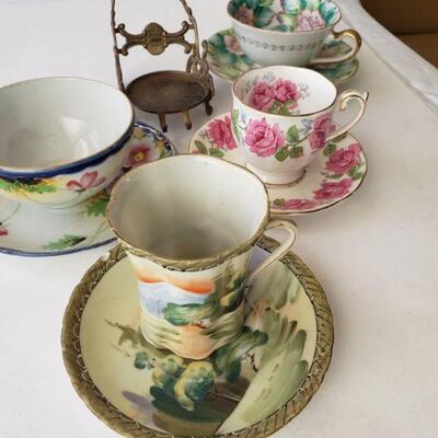 Teacup and stand lot