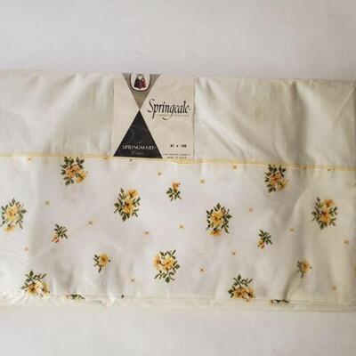 Vintage flat sheet new in package