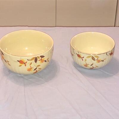 Autumn Leaf Jewel Tea Mixing Bowls