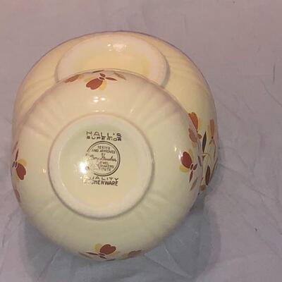 Autumn Leaf Jewel Tea Mixing Bowls