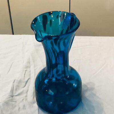 Vintage Hand Blown Pitcher