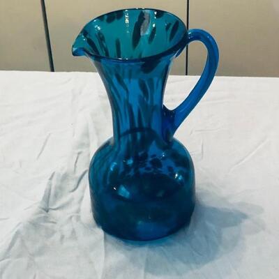 Vintage Hand Blown Pitcher
