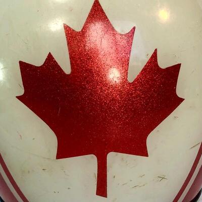 Vintage Canadian Maple Leaf Helmet