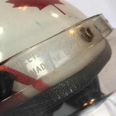 Vintage Canadian Maple Leaf Helmet