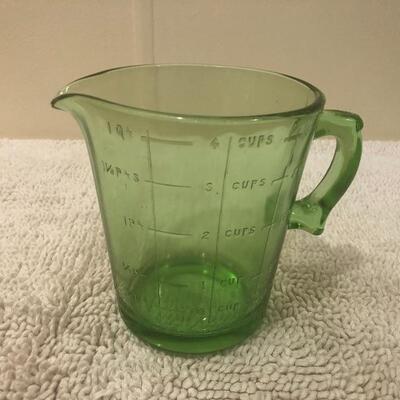 Depression Glass Measuring Cup