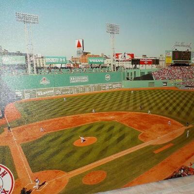 Stunning Fenway Park Boston 32 x 23 Canvas print".