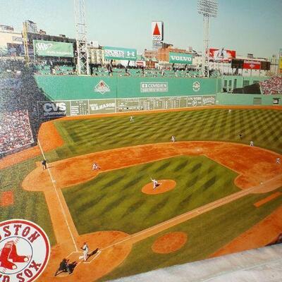 Stunning Fenway Park Boston 32 x 23 Canvas print".