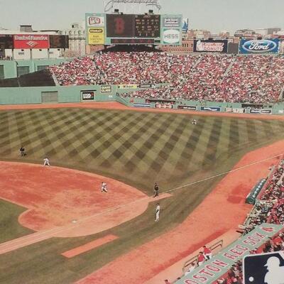 Stunning Fenway Park Boston 32 x 23 Canvas print".