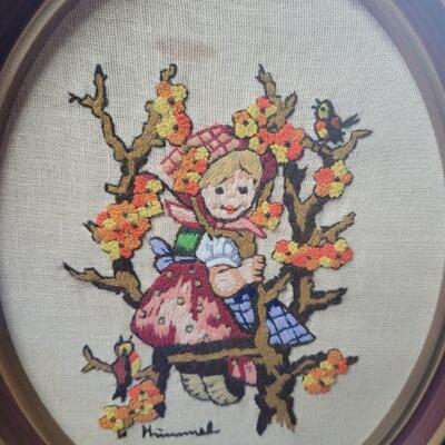 LOT# 53 'Apple tree Boy&GIrl' HUM#'s 141/I -&- 142/I **PLUS 2 Needlpoints**