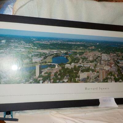 " Panaramic View of Harvard Square & Harvard University"
