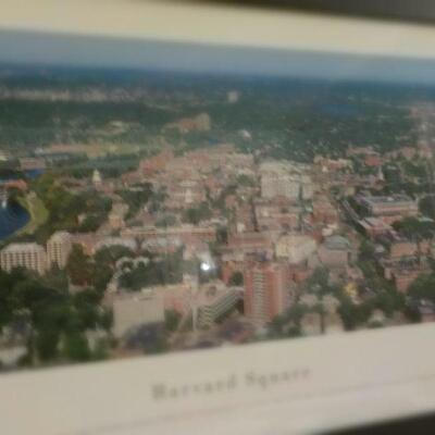 " Panaramic View of Harvard Square & Harvard University"