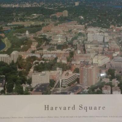" Panaramic View of Harvard Square & Harvard University"