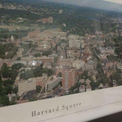 " Panaramic View of Harvard Square & Harvard University"