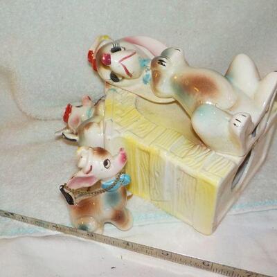 "1940's to 1950's Ceramic Doggie bank from Japan".