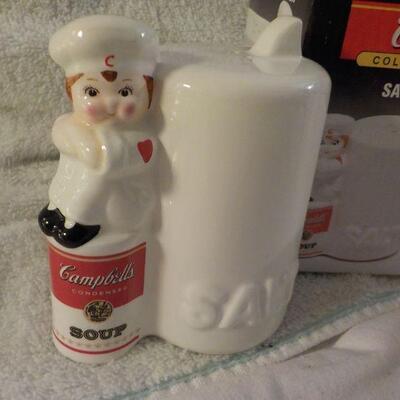 " 1960ish Campbells soup Collectiable Salt & Pepper",